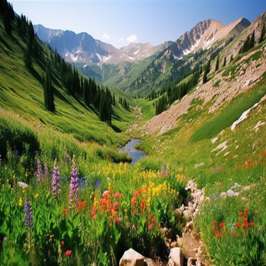 Wasatch Mountain Flower Display