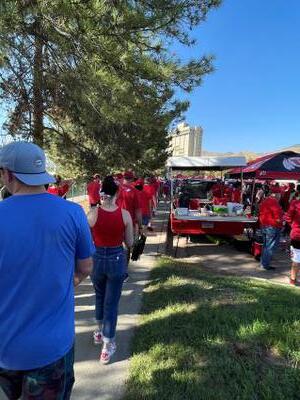 Tailgaters at Utes Florida Game